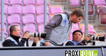 Les "Trois Mousquetaires" au Stade de Genève. © Augustophotos