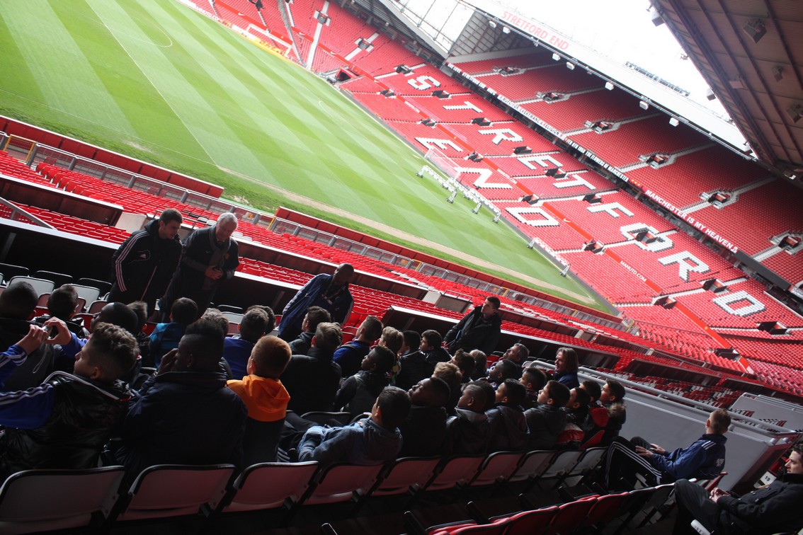 Dans l'immensite d'Old Trafford