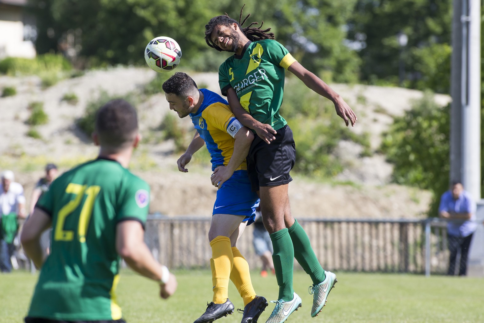 Match de 3ème ligue entre la formation du Fc Veyrier et celle du Fc Avanchet