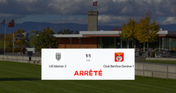 Meinier II – Benfica arrêté : que s’est-il passé ?