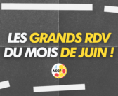 Les grands rendez-vous du mois de juin sont fixés !