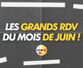 Les grands rendez-vous du mois de juin sont fixés !