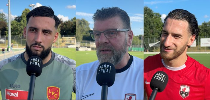 Les interviews après Grand-Saconnex – Lancy (8-0)