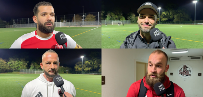Interviews de Steve Cardoso, Yanis Aichaoui, Agron Nuredini et Arzan Idrizi après Saint-Paul – Grand-Saconnex II